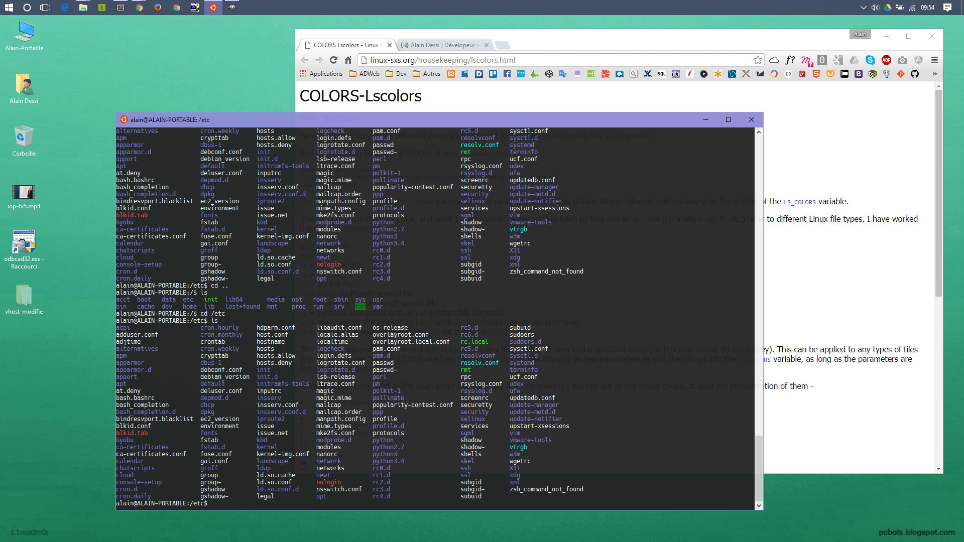 Modifier les couleurs dans le bash sur ubuntu sur windows 10